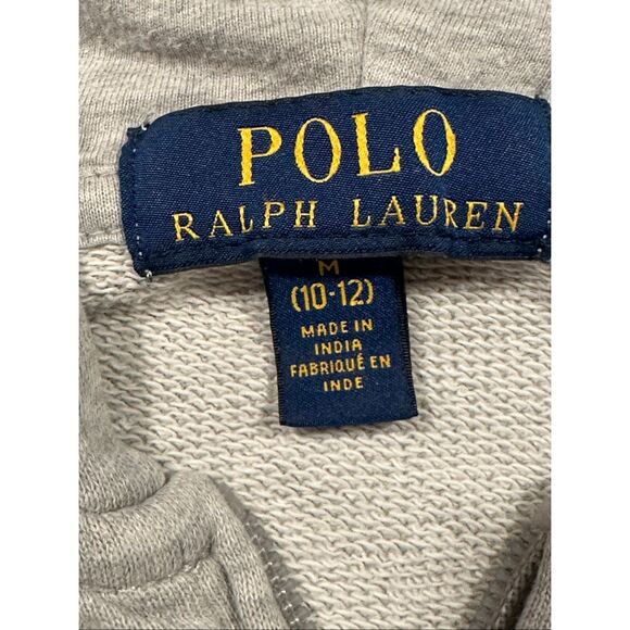 Polo Ralph Lauren Kids Cotton French Terry Full Zipper Hoodie, size M(10-12) - Picture 4 of 10